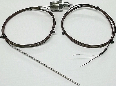 Type T Autoclave Thermocouple PTFE Leads 1/2