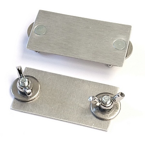 1/16 DIN to 1/32 DIN Adaptor & Blanking Plate, Aluminium