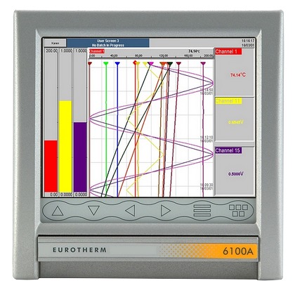 Eurotherm 6100A Paperless Graphic Recorder