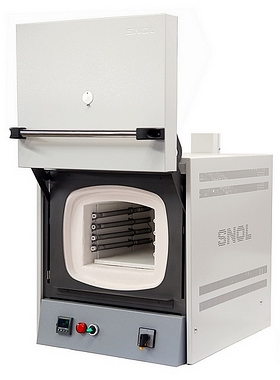 SNOL 10/1300 LHM01, 8.6 Litre, 1300°C, Laboratory Muffle Furnace, with chimney & over-temperature protection (OTP1)