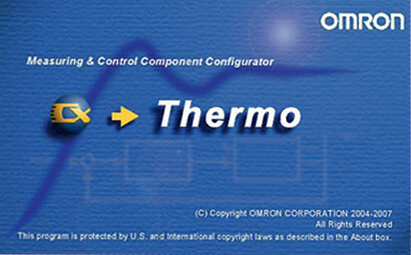 Omron CX-Thermo Software, for programing & monitoring temperature controllers