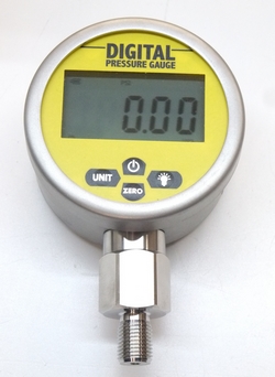 Digital Pressure Gauge (0-10 psi) - UKAS Calibrated 