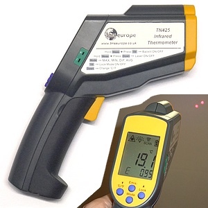 Hand-held Infrared Thermometer, Dual Laser, TN425
