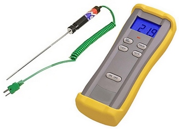 Ref-Therm K - Digital Thermometer & Hand-held Probe - UKAS Calibrated