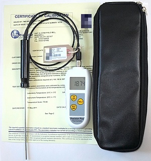 Ref-Therm 30 - Digital Thermometer & Hand-held Probe - UKAS Calibrated