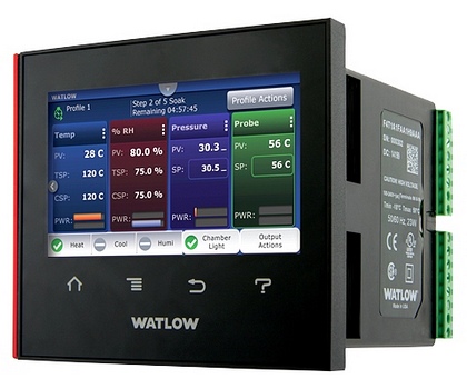 Watlow F4T Controllers with data logging range