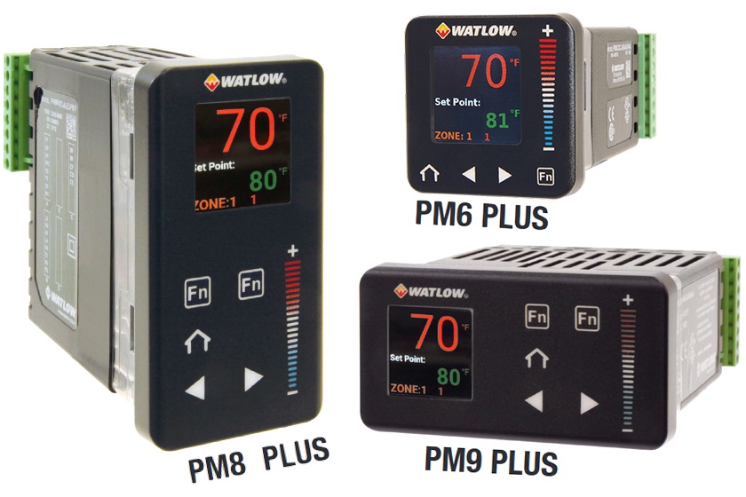 Watlow PM Plus Temperature Controllers range